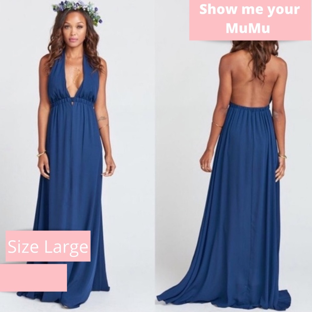 Show me your MUMU | Luna halter | Navy Crisp | Large